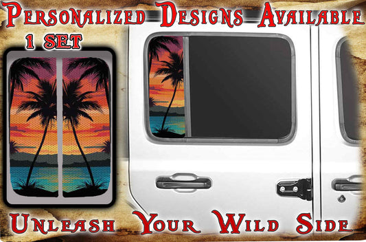 Palm Beach rear door window 199