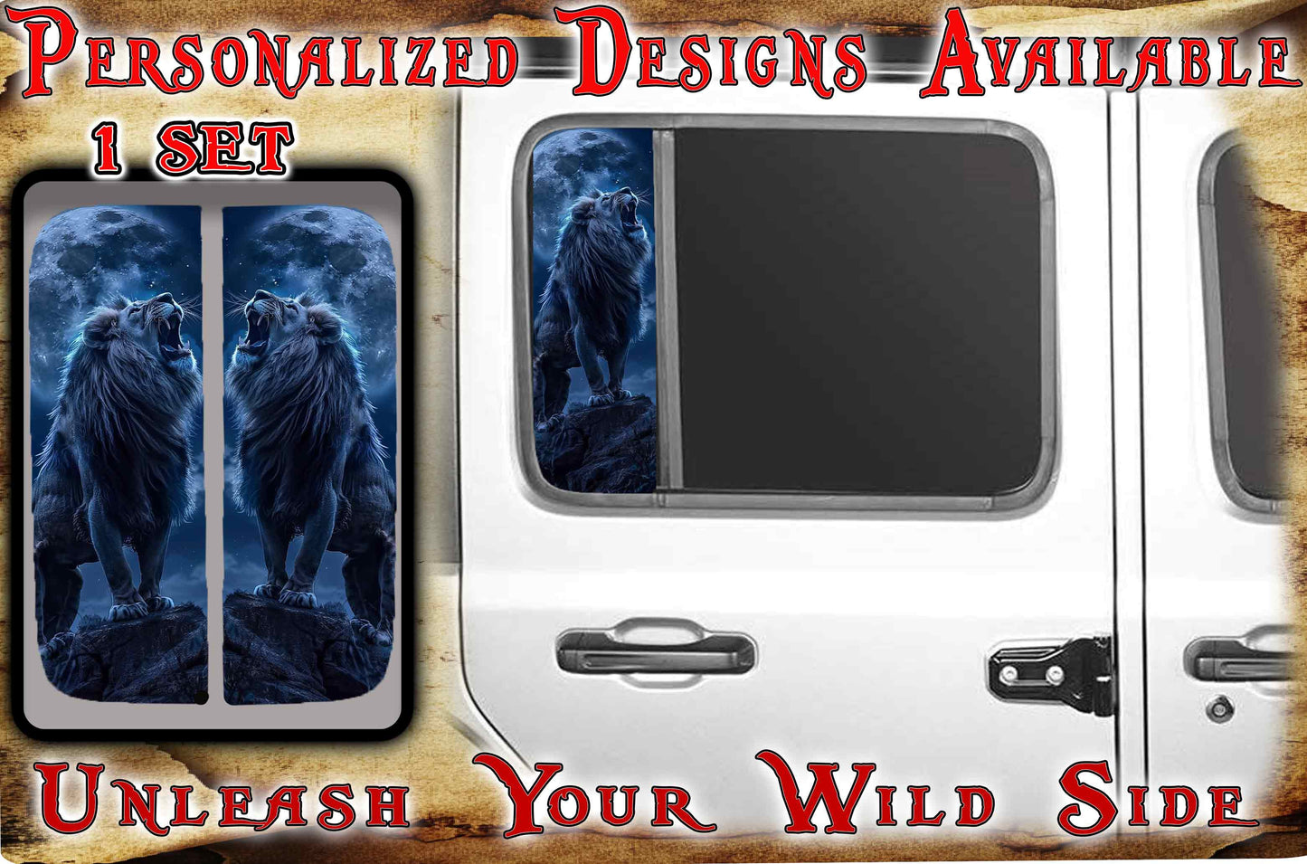 Lion Side door window  109