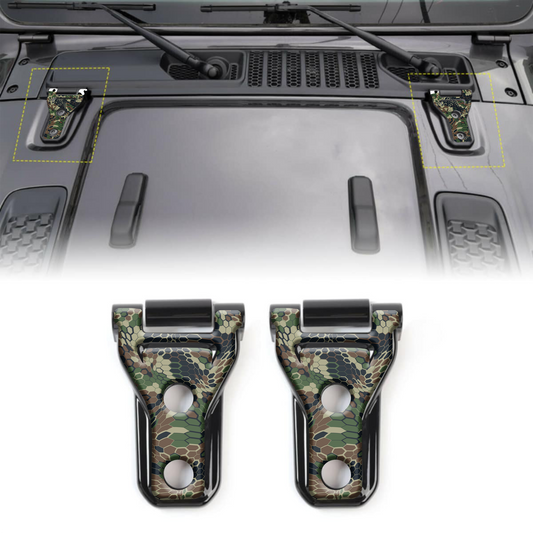 Camo hood hinge overlay decals 10