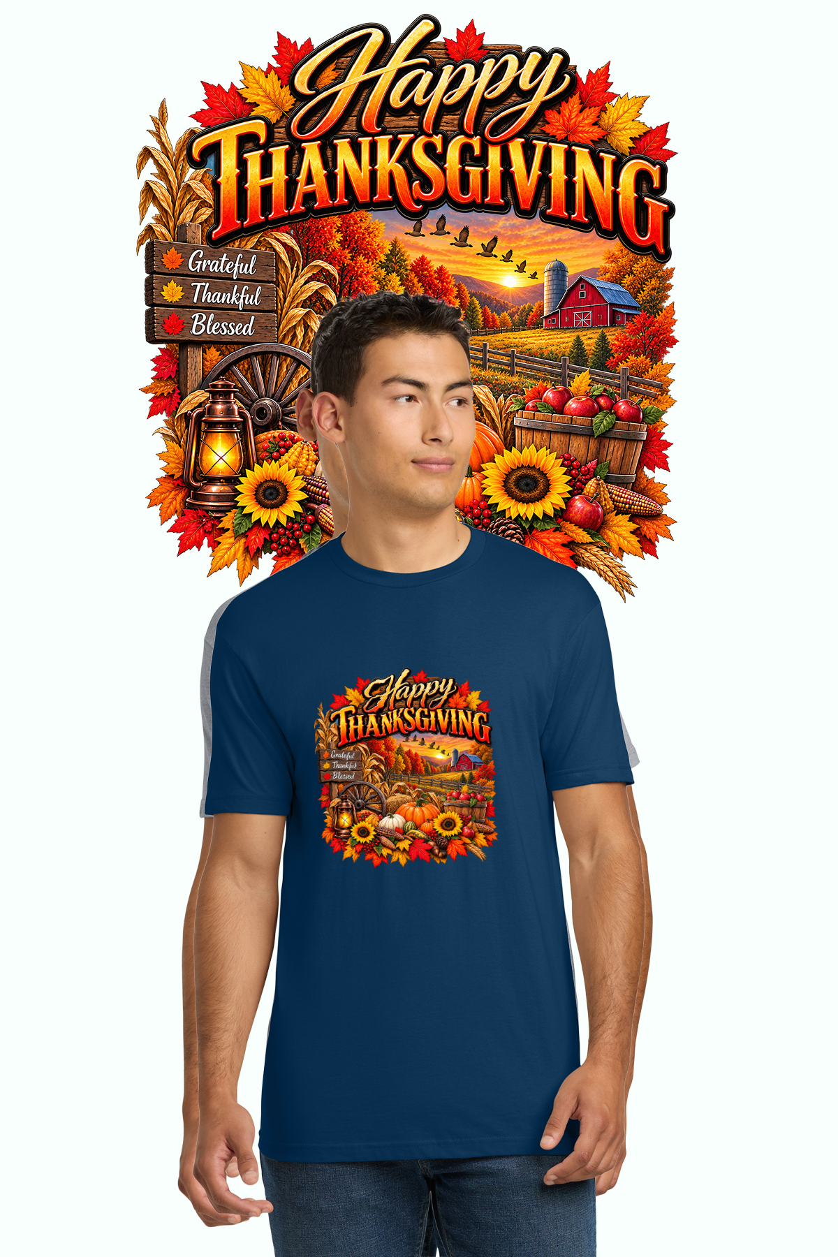 Happy Thanksgiving Harvest T-Shirt