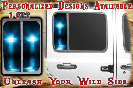 Blue cross Side door window  111