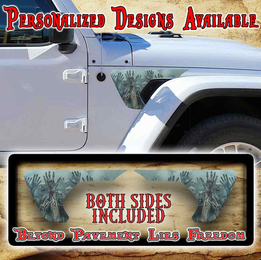 zombie fender vent for the JL or JT 2018 or newer 114