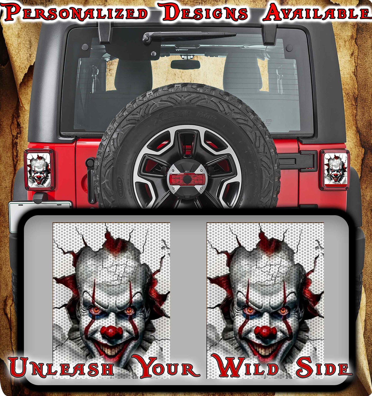 We all float ducks Taillight cover decal 11