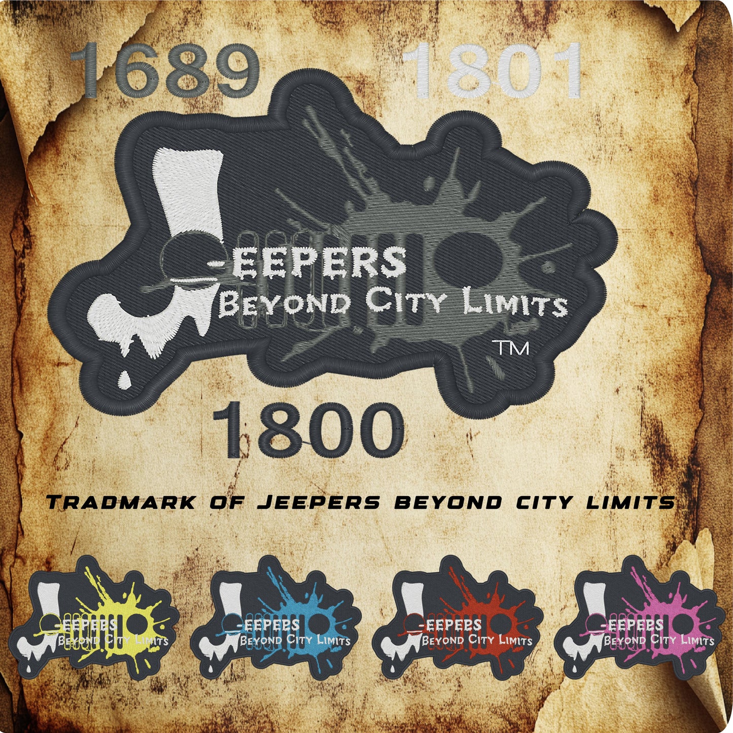 JBCL Patch Hook and loop patch