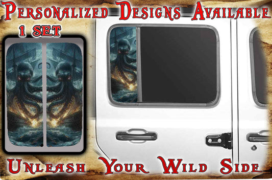 Kraken rear door window 174