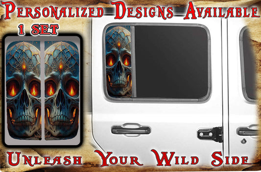 Side door window Skull 131