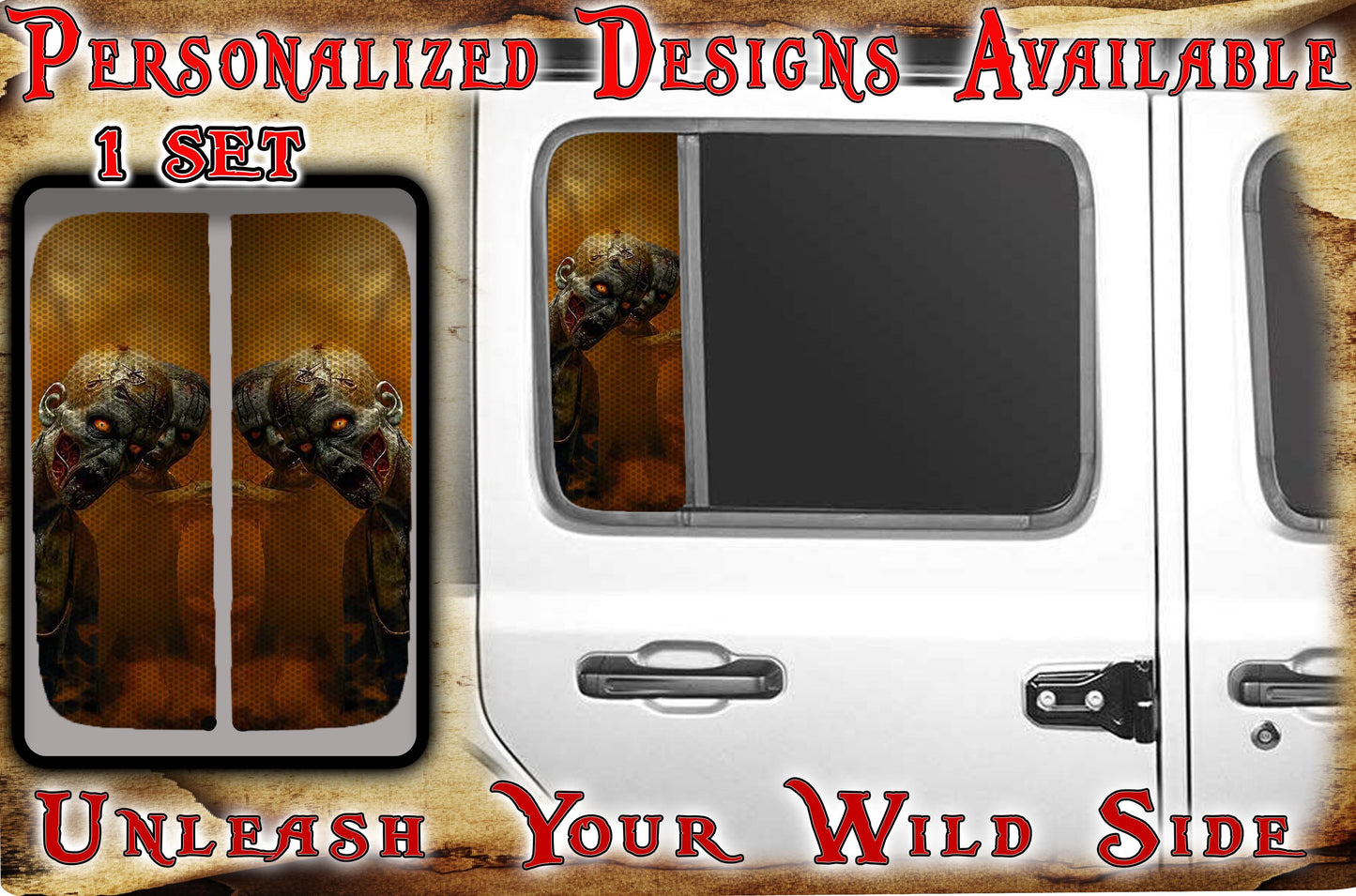 Side door window zombie 134
