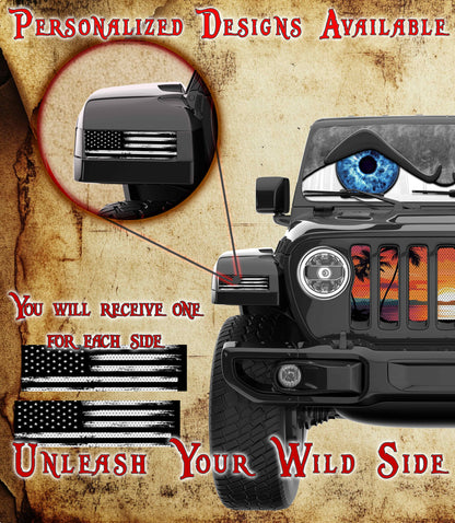 Black and white Flag Turn signal