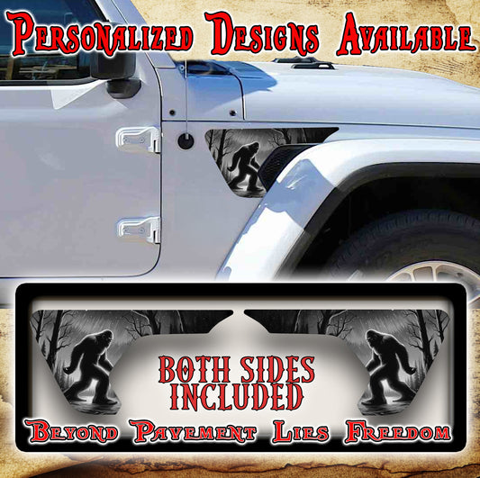 Bigfoot cabin fender vent for the JL or JT 2018 or newer 147