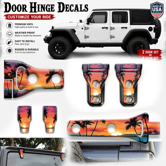 Sunset palms hinge bundle 14
