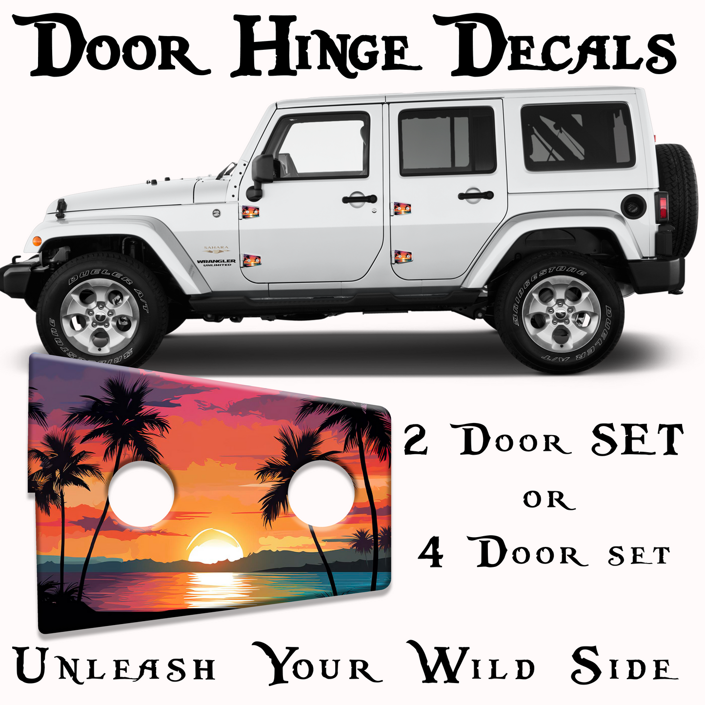 JK sunrise beach door hinge decal 14