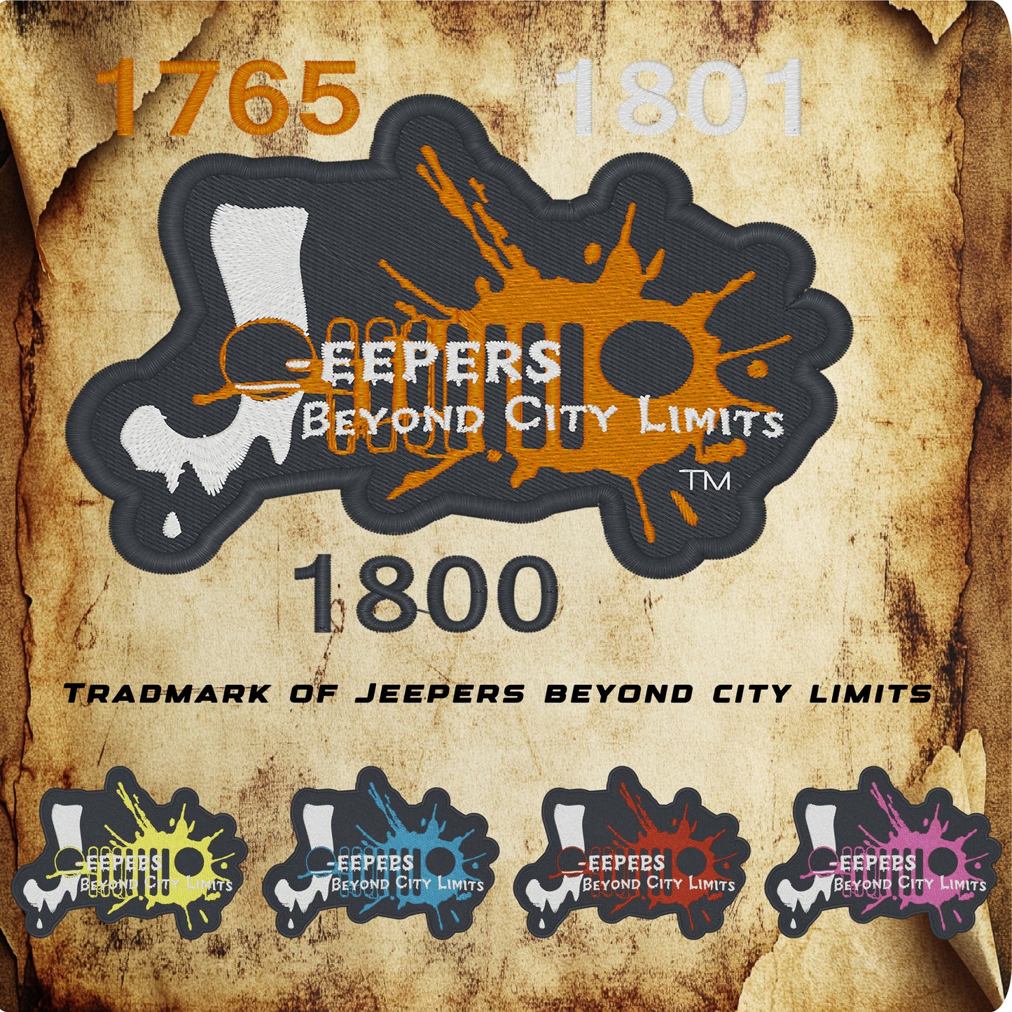 JBCL Patch Hook and loop patch