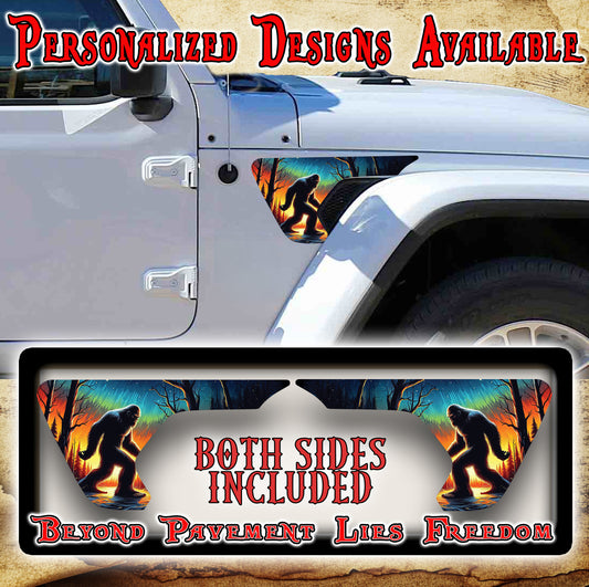 Bigfoot cabin fender vent for the JL or JT 2018 or newer 150