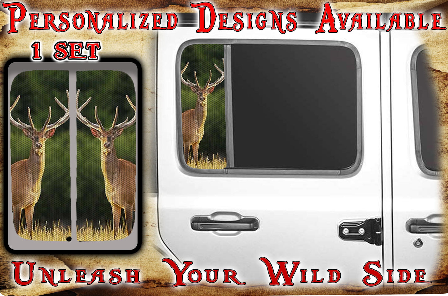 Side door window Buck Deer 155