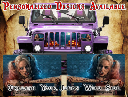 cat Eye decals for YJ or 5x7 headlights