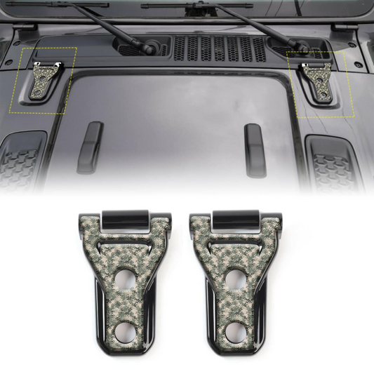 Camo hood hinge overlay decals 16
