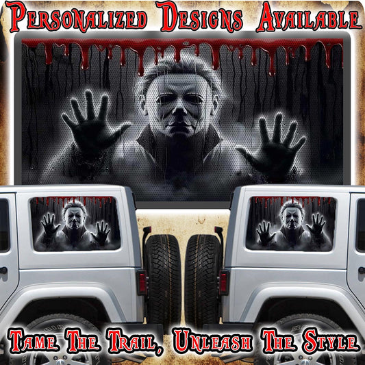 Let me come out to play Rear quarter window see through graphic.