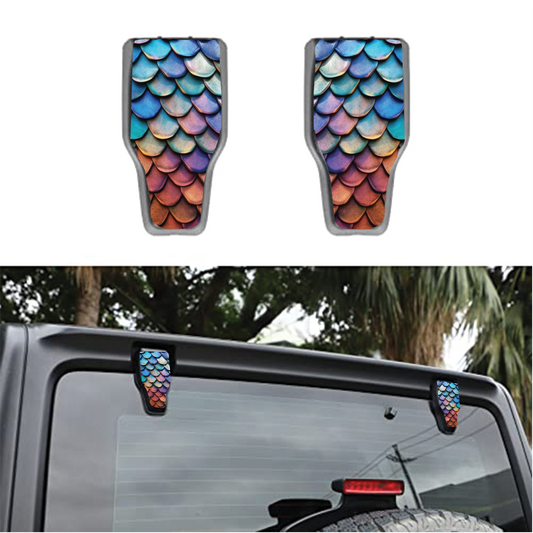 Dragon scales Rear liftgate hinge overlay decal 17