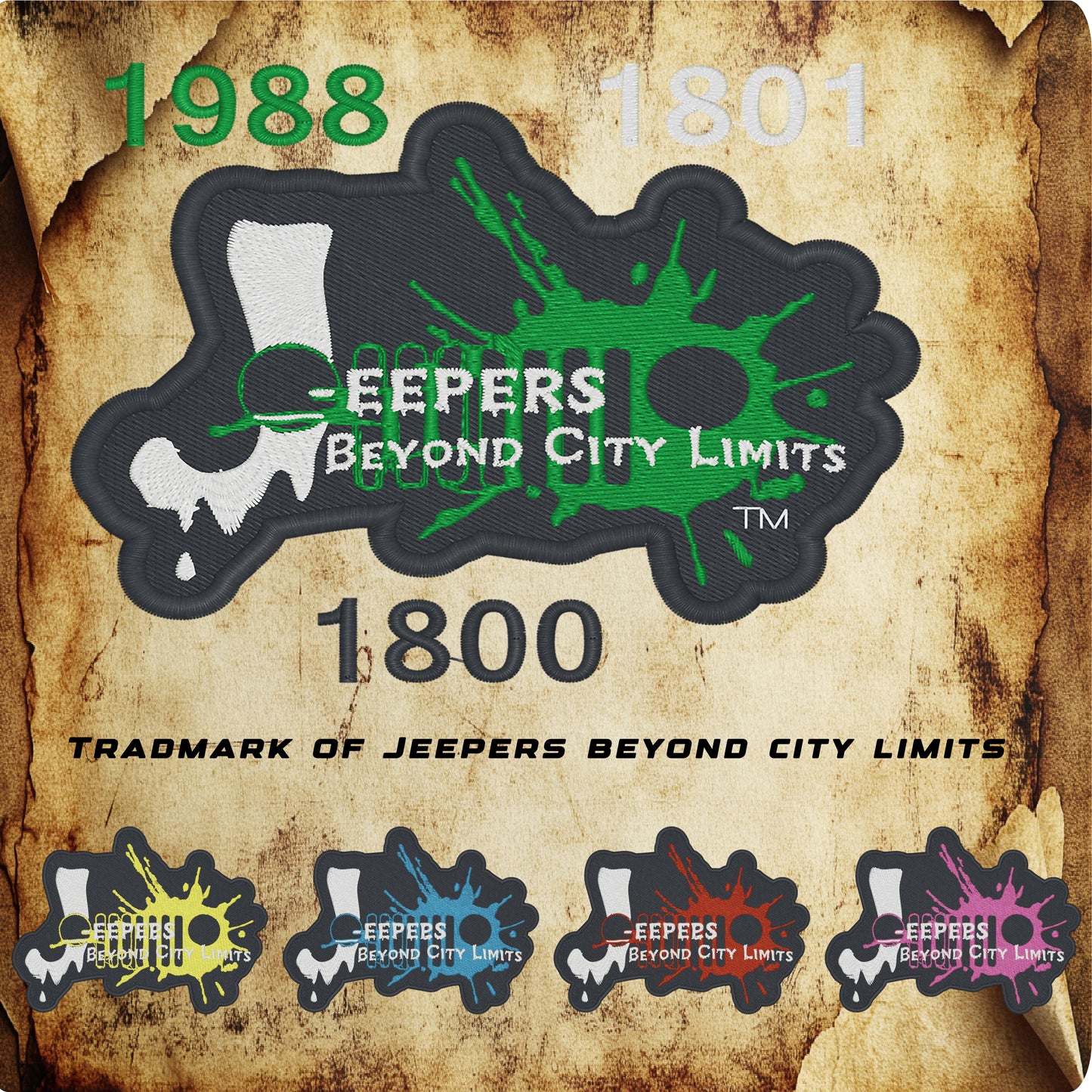 JBCL Patch Hook and loop patch