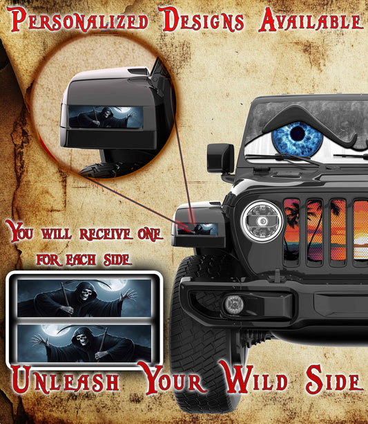 grim reaper Jl and Gladiator Turn signal decal 18