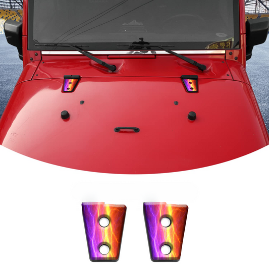 Lighting hood hinge overlay decals 18