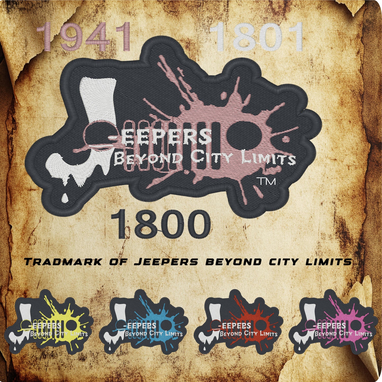 JBCL Patch Hook and loop patch