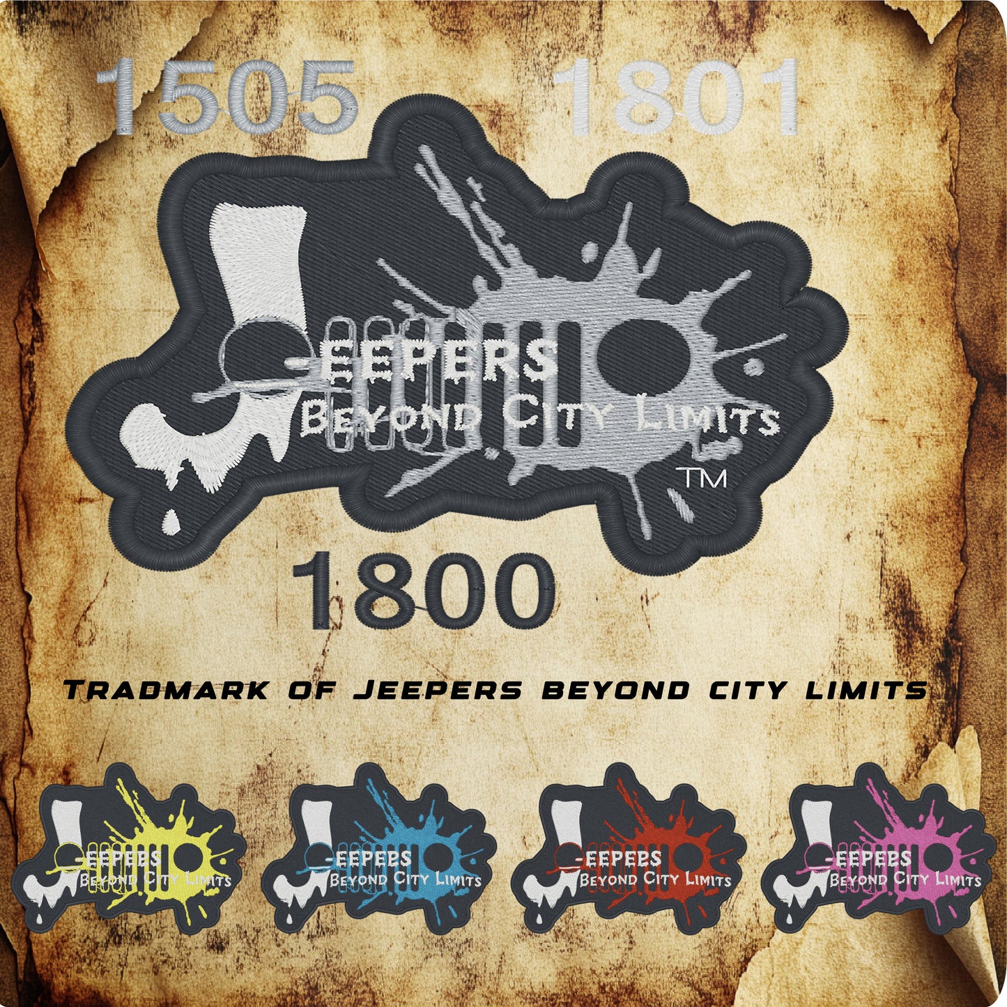 JBCL Patch Hook and loop patch