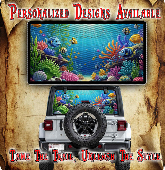 Reef Rear window see through graphic.