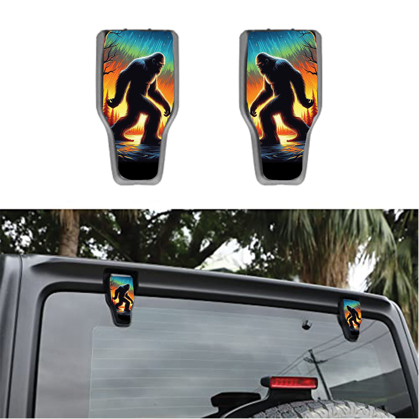 Bigfoot cabin hinge overlay decal 1