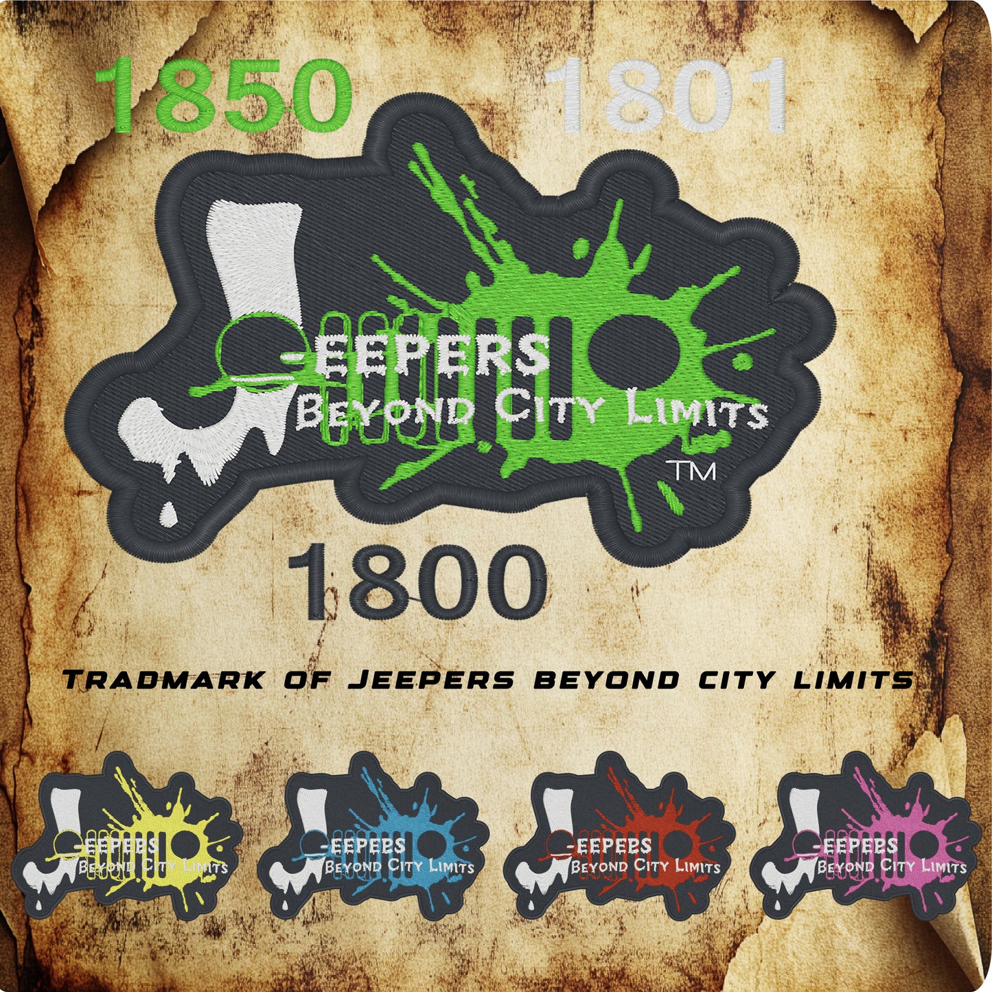 JBCL Patch Hook and loop patch