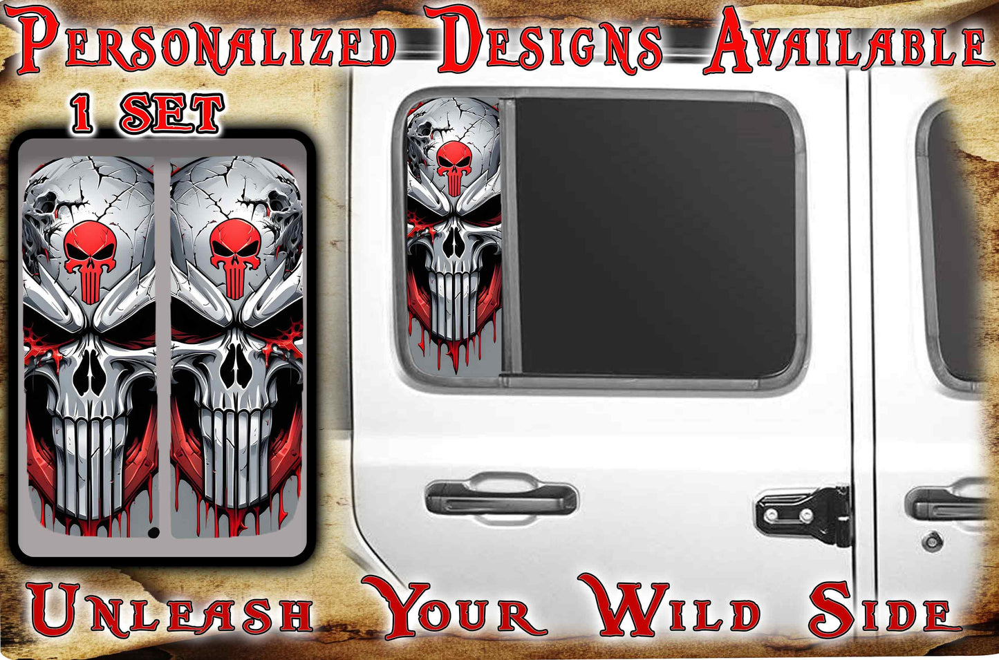 Punisher Side door window  200