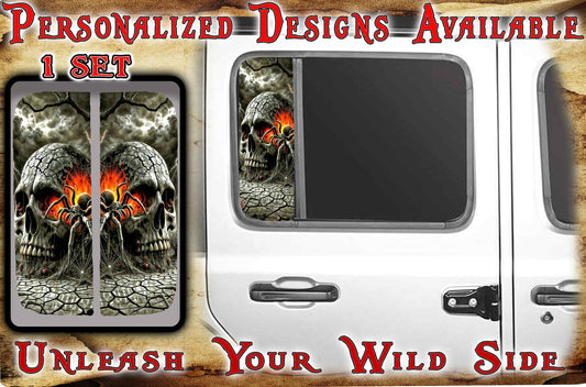 Spider Skull Side door window  207