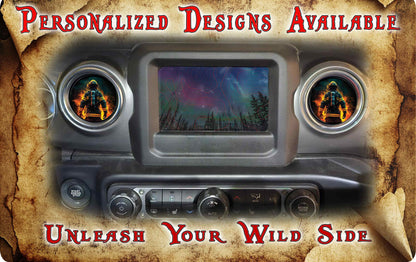 Steering wheel decal Firefighter