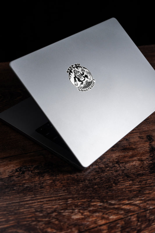 keep on Squactchin window sticker