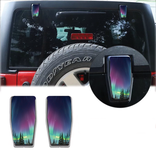 Northern lights Rear liftgate hinge overlay decal 21