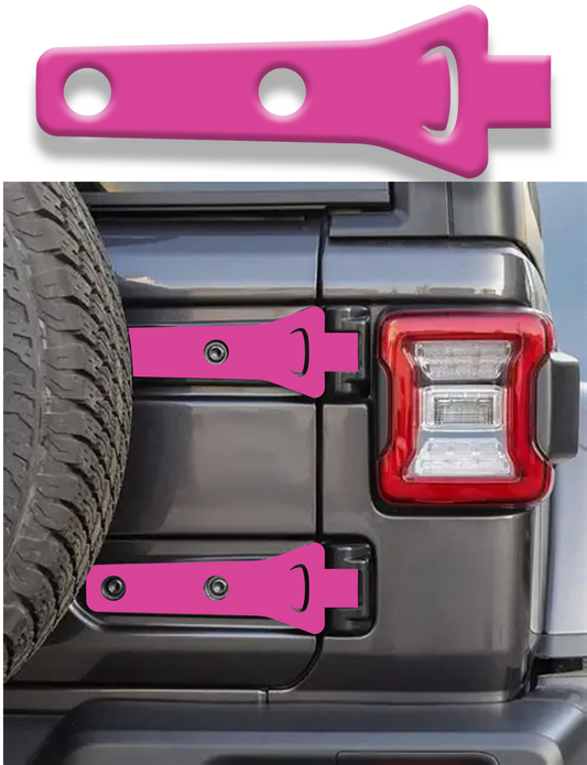Rear gate hinge decal solid color 24