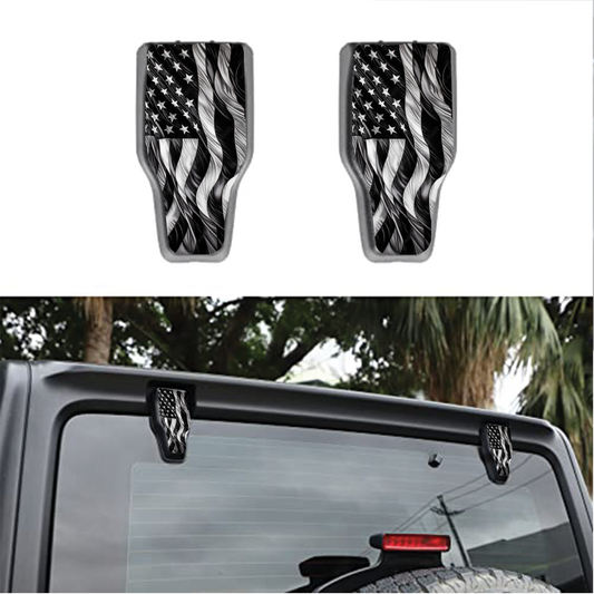 American flag Rear liftgate hinge overlay decal 2