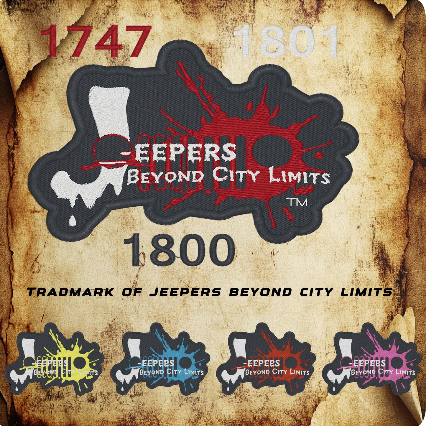 JBCL Patch Hook and loop patch