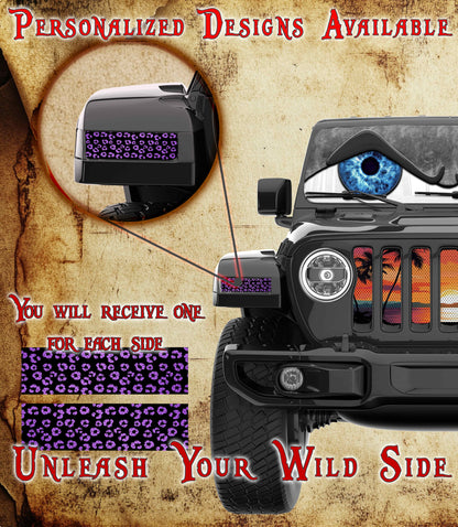 Purple Leopard print