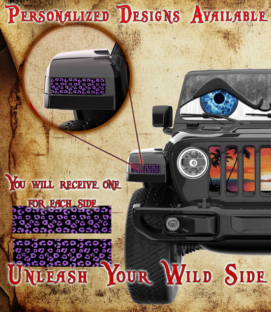 Purple Leopard print