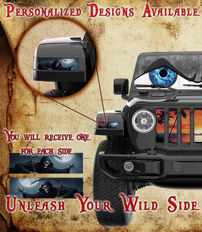 grim reaper Jl and Gladiator Turn signal decal