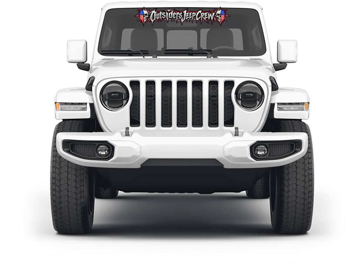 Windshield banner Outsiders crew 2