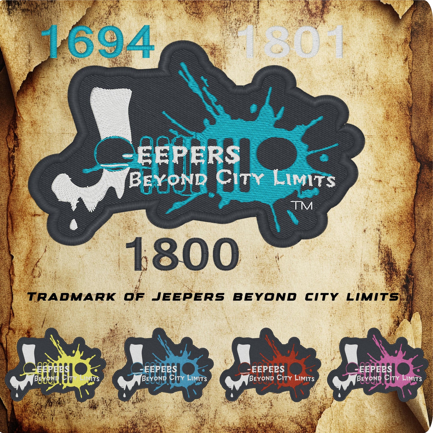 JBCL Patch Hook and loop patch