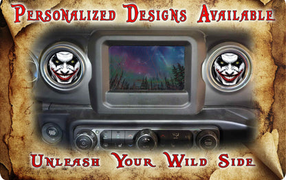 Steering wheel decal Jokers