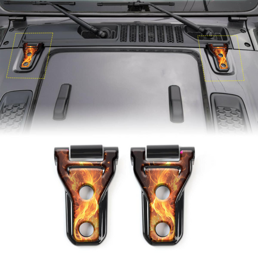 Fire hood hinge overlay decals 48