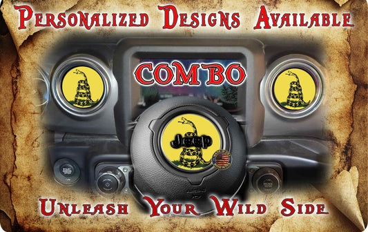 DTOM Steering wheel decal