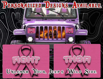 Fight Eye decals for YJ or 5x7 headlights