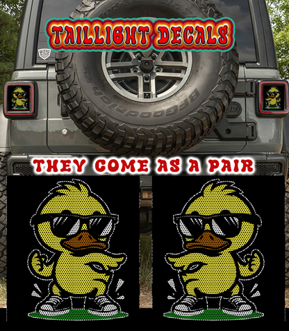 Cool duck Taillight cover decal