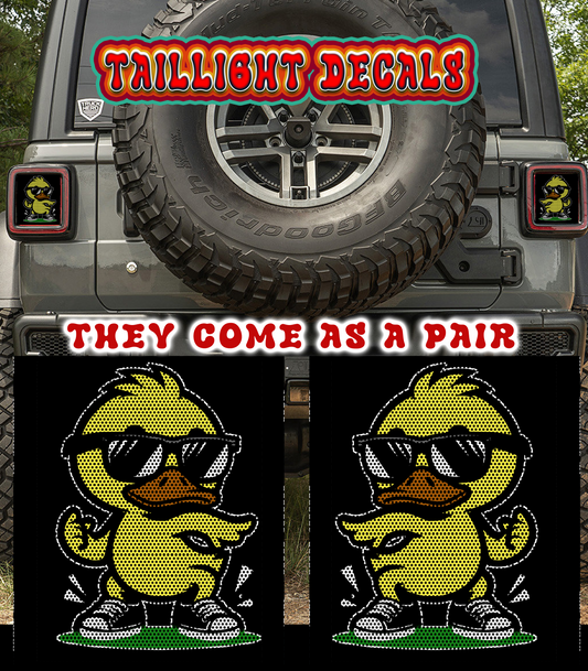Cool duck Taillight cover decal