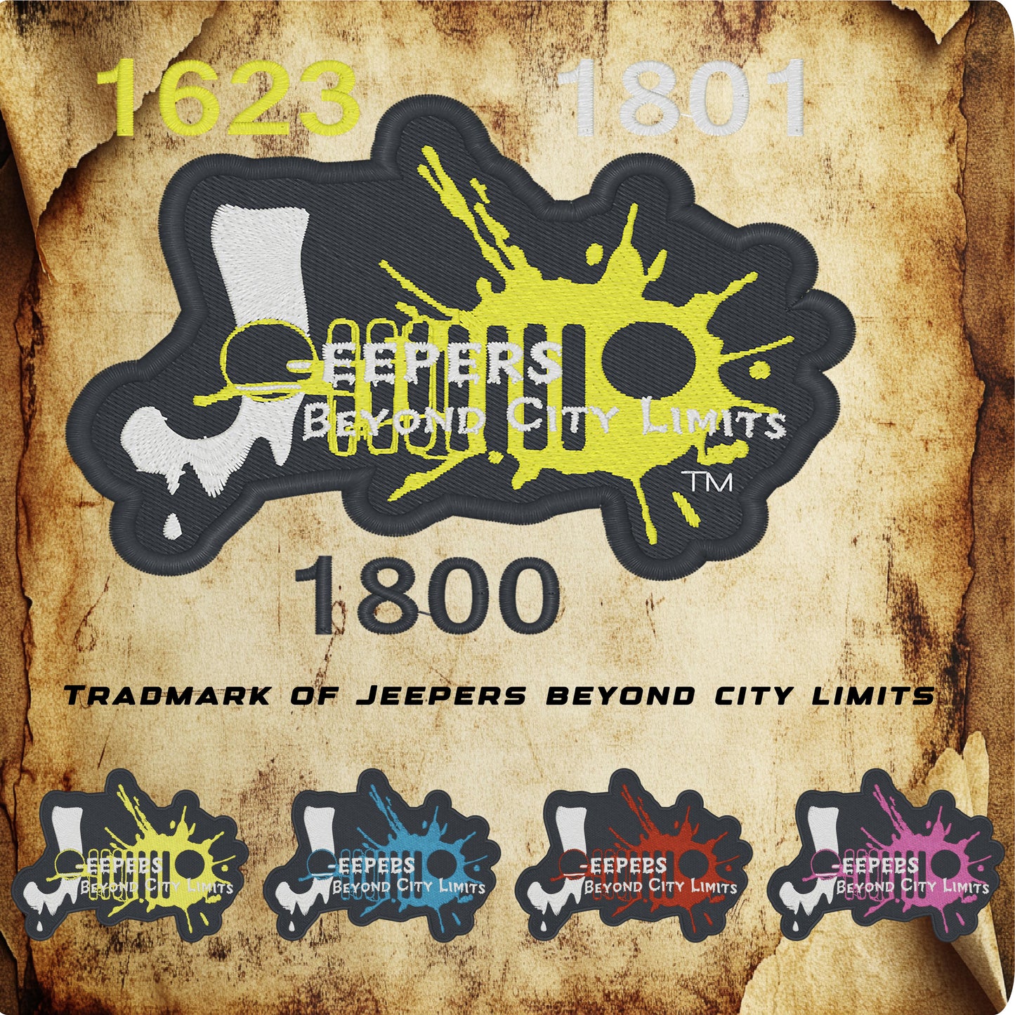 JBCL Patch Hook and loop patch